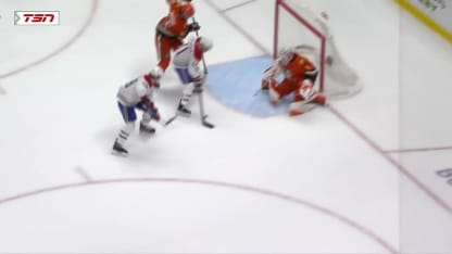 MTL@ANA: Dvorak scores goal against Lukas Dostal