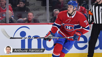 Jake Evans badge Marcotte