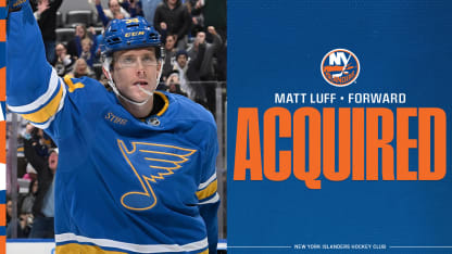Islanders Acquire Luff