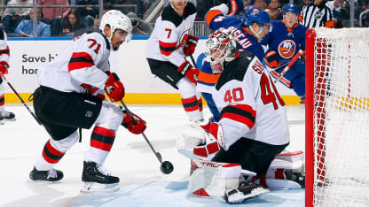 Schmid saves vs NYI