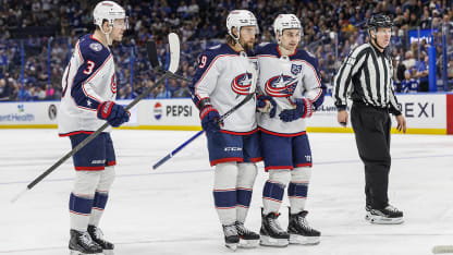 Provorov threads one home from the point