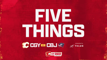 5 Things - Flames @ Blue Jackets 20.10.23