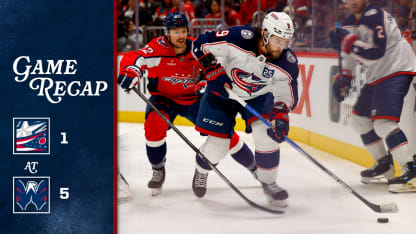 Columbus Blue Jackets Washington Capitals game recap November 24 2025