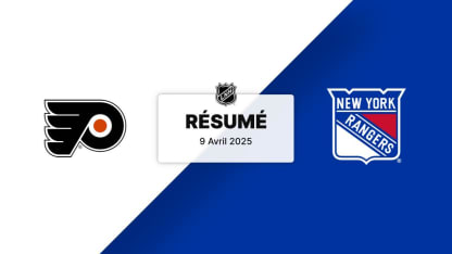 PHI vs NYR | Résumé 09/04/2025