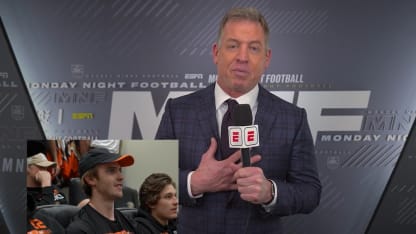 Troy Aikman former NFL quarterback reveals Troy Terry NHL All-Star selection