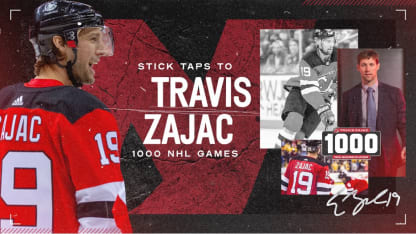 Travis Zajac 1000 Games