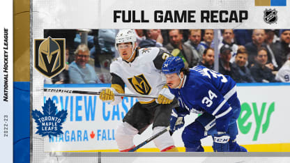 Recap: VGK 4, TOR 3 - F/OT