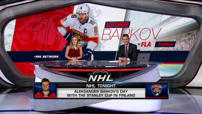 NHL Tonight: Aleksander Barkov's day with the Cup