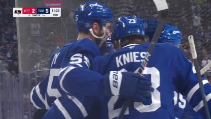 OTT@TOR: Robertson scores goal against Leevi Merilainen