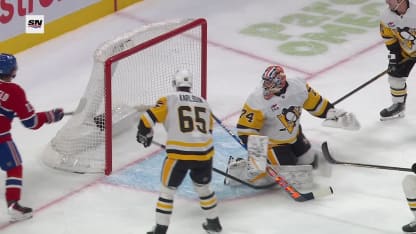 PIT@MTL: Slafkovsky scores PPG against Stuart Skinner
