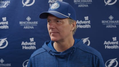 Jon Cooper | Pregame vs Detroit Red Wings