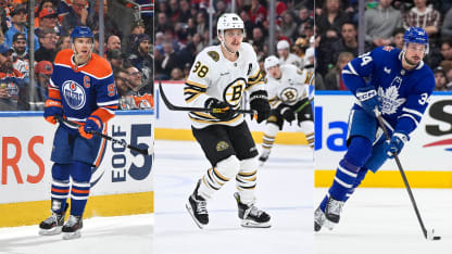 McDavid-Pastrnak-Matthews-split