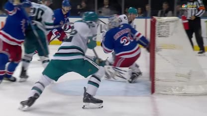 Fabian Zetterlund with a Powerplay Goal vs. New York Rangers