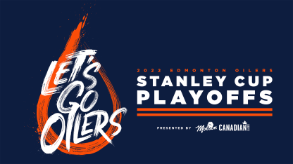 Lids Edmonton Oilers 2023 Stanley Cup Playoffs Hockey Puck - Orange