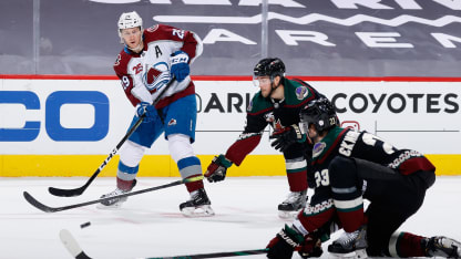 Nathan MacKinnon Arizona Coyotes 2021 March 22