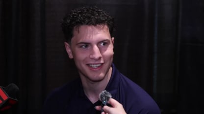 Ethan Belchetz at NHL Draft Media Day