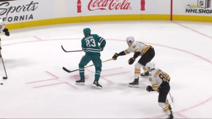 BOS@SJS: Mukhamadullin scores goal against Jeremy Swayman