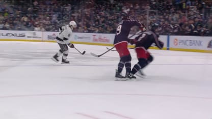 LAK@CBJ: Kempe scores goal against Jet Greaves