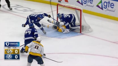 NSH@TBL: Kemell scores goal against Jonas Johansson