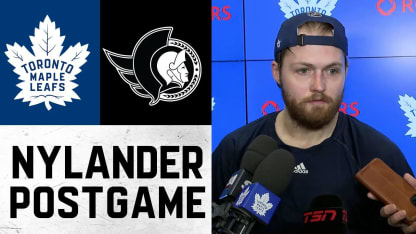 William Nylander | Post Game vs Ottawa Senators