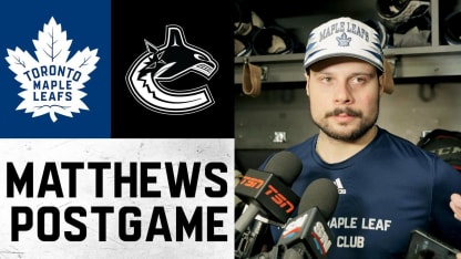 Auston Matthews | Post Game at Vancouver Canucks | January 31, 2026