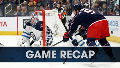 Winnipeg Jets Columbus Blue Jackets game recap November 1