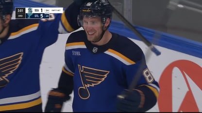 SEA@STL: Holloway scores empty-net goal