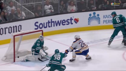 BUF@SJS: Dahlin marque un but contre Alex Nedeljkovic