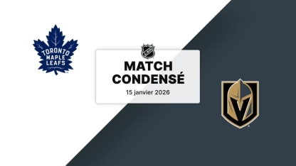 Match condensé : TOR @ VGK 15/01/2026