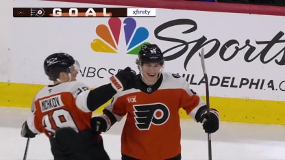 Bonk's first NHL goal