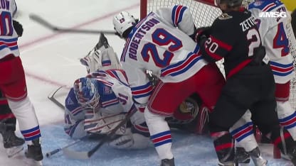 NYR@OTT: Shesterkin with a great save against Tim Stutzle