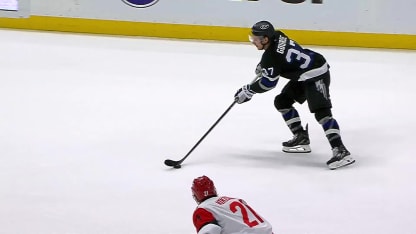 CAR@TBL: Gourde scores goal against Frederik Andersen