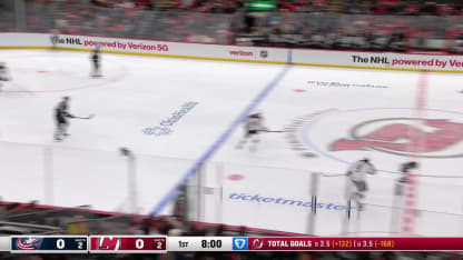 Merzlikins shuts out Devils