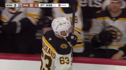 Marchand's nifty empty netter