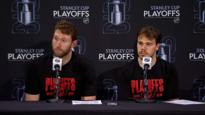 Postgame Quotes: Jaccob Slavin and Logan Stankoven