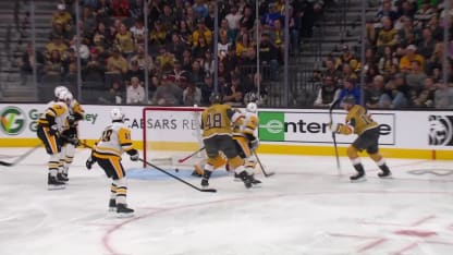 PIT@VGK: Dorofeyev scores goal against Arturs Silovs