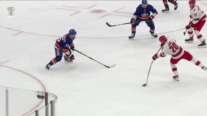 Aho slings puck home from slot