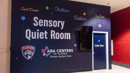 Panthers team up with ABA Centers of Florida for special sensory room