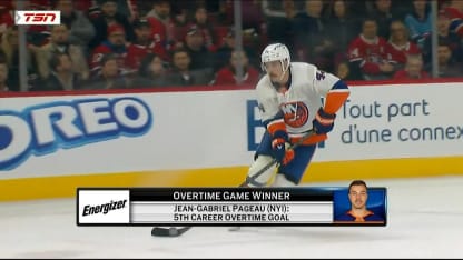 Energizer OT Winner: Pageau