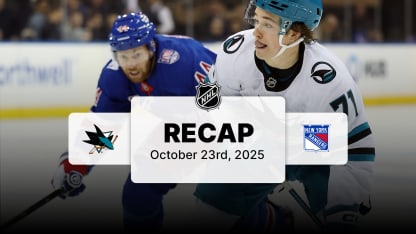 Zostrih: NYR-SJS 5:6 pp