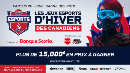 Les Jeux eSports d'hiver 2023 des Canadiens de Montréal