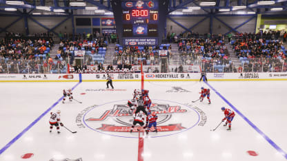 Rink shot for Hockeyville postgame story