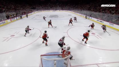 NJD@PHI: Hischier scores goal against Dan Vladar