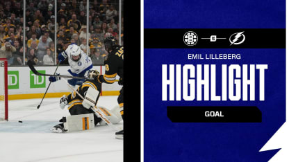 TBL at BOS | Lilleberg's goal takes the lead