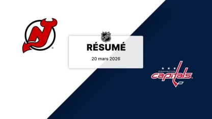 NJD vs WSH | Résumé | 20/03/2026