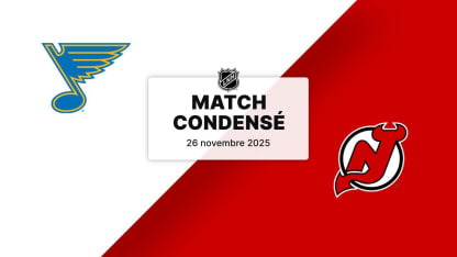 Match condensé : STL @ NJD 26/11/2025