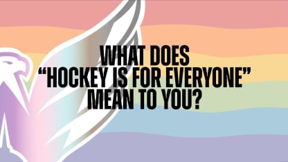 Caps Pride | Hockey Is For Everyone