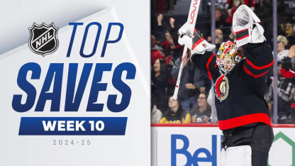 Top Saves from Week 10 of the 2024-25 NHL Season