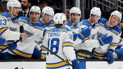 Thomas extends goal streak with one-timer