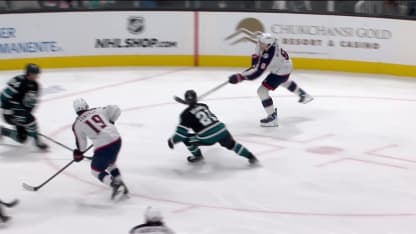 Werenski picks the corner